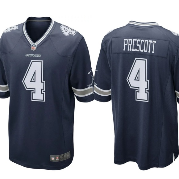 NFL Other - Nike Men's Dallas Cowboys Dak Prescott #4 Navy Game Jersey